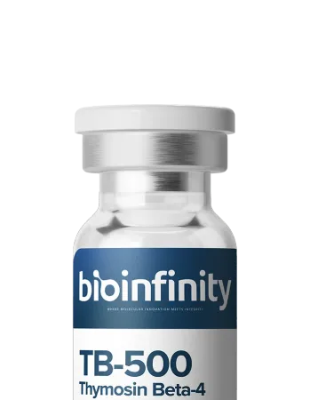 TB-500 5mg research peptide vial, ≥99% — for laboratory research use only